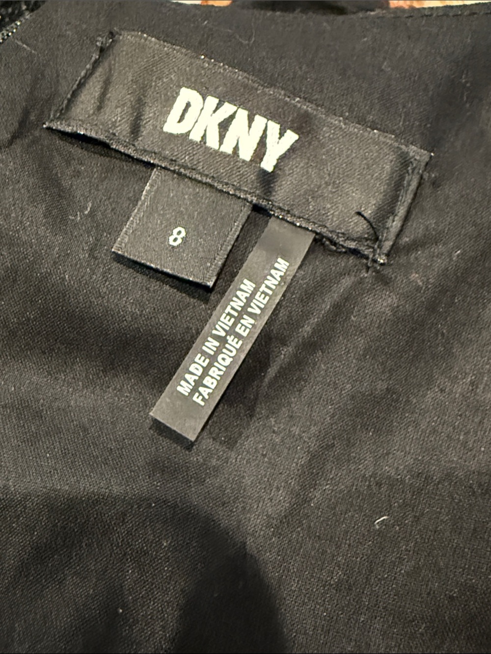 DKNY Black Maxi Dress with Cut-out Sides. - Picture 11 of 12